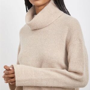 Rails Imogen Cashmere Wool Silk Oversized Turtleneck Sweater